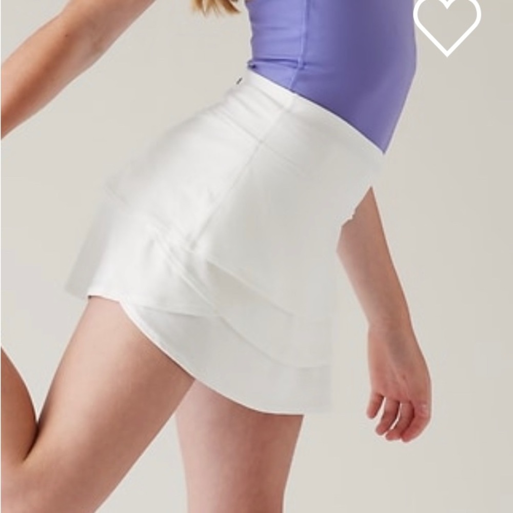 Athleta girl skort size 12 white